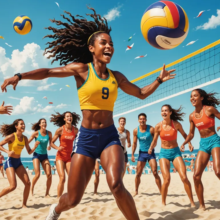 Спорт на летнем пляже: активный отдых, который объединяет молодежь