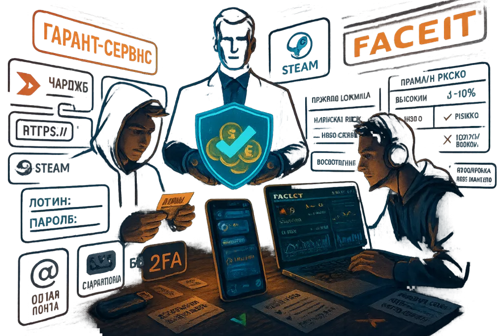 Как безопасно купить и передать аккаунт Faceit: риски и правила рынка игровых аккаунтов