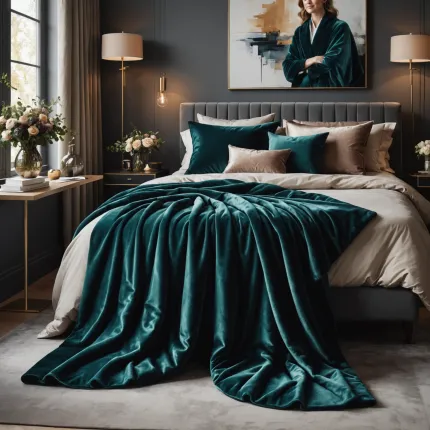 Текстиль, который меняет представление о комфорте и стиле: почему стоит выбрать плед бархат 220x240
