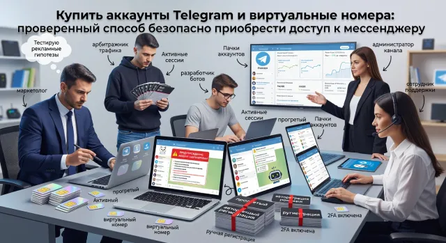 Купить аккаунты Telegram и виртуальные номера: проверенный способ безопасно приобрести доступ к мессенджеру